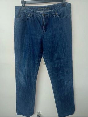 Michael Kors Women's Dark Blue Cropped Jeans